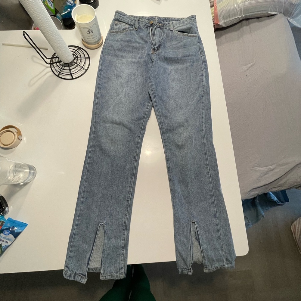 Princess Polly Split Hem Jeans